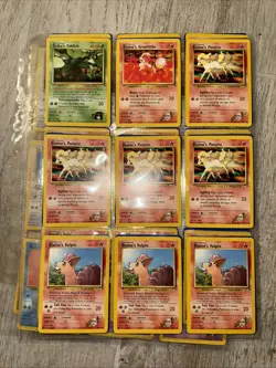 Pokemon Gym Heroes WOTC Lot - 62 Cards NM/few LP Common/uncommon (64) - Image 1