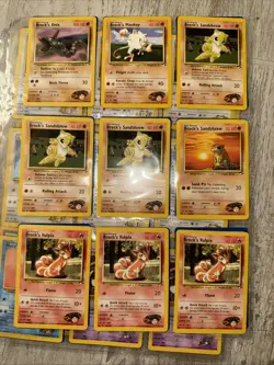 Pokemon Gym Heroes WOTC Lot - 62 Cards NM/few LP Common/uncommon (64) - Image 3