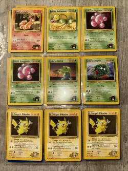 Pokemon Gym Heroes WOTC Lot - 62 Cards NM/few LP Common/uncommon (64) - Image 4