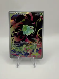 Pokemon Card Bulbasaur 133/132 Mega Evolution Stamped Promo Sealed - Image 1