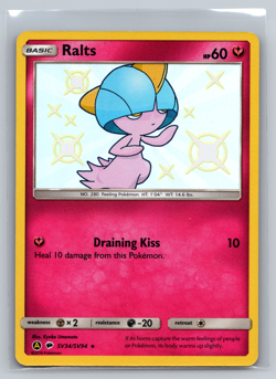 Ralts SV34/SV94 - Pokemon Card Hidden Fates: Shiny Vault - Near Mint - Image 1