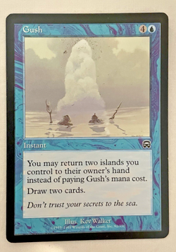 1x Gush Mercadian Masques MTG Magic the Gathering Card LP/NM - Image 1