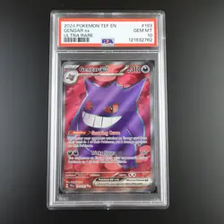PSA 10 Gengar 193/162 Pokemon Temporal Forces Ultra Rare Graded Card - Image 1
