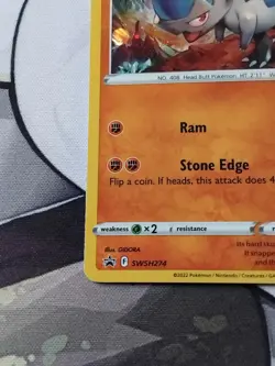Cranidos SWSH274 Promo Near Mint Pokemon TCG Card #3 - Image 4
