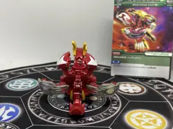 Bakugan BakuTech Pyrus Gren Dragaon Dragonoid & Ability Card Japan Import Rare - Image 3