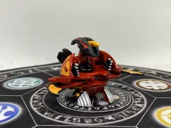Bakugan Battle Brawlers Pyrus Orbit Helios Hex Spins & Card Painted - Image 1