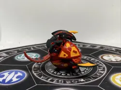 Bakugan Battle Brawlers Pyrus Orbit Helios Hex Spins & Card Painted - Image 3
