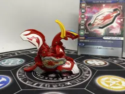 Bakugan Pyrus Flare Dragaon Bakutech & Card MG Japan Import Rare - Image 2