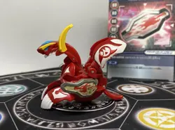 Bakugan Pyrus Flare Dragaon Bakutech & Card MG Japan Import Rare - Image 4