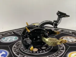 Bakugan BakuTech Aquos Gif Jinryu & Card Gold Black MG Japan Import Rare - Image 2