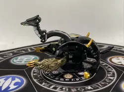 Bakugan BakuTech Aquos Gif Jinryu & Card Gold Black MG Japan Import Rare - Image 4