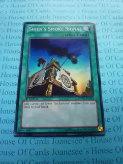 Shien's Smoke Signal SDWA-EN030 Super Rare Yu-Gi-Oh Card 1st Edition New - Image 2