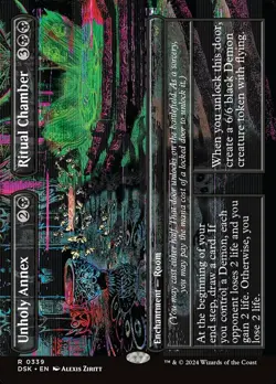 1x Unholy Annex // Ritual Chamber - Borderless Light Play MTG Magic - Kid Icarus - Image 1