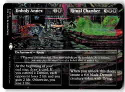 Unholy Annex // Ritual Chamber (Borderless) Duskmourn: House of Horror MTG NM - Image 1