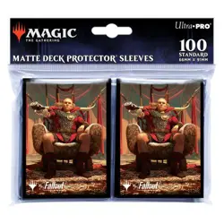 MTG UNIVERSES BEYOND FALLOUT 100CT DECK PROTECTOR SLEEVES D - Image 2