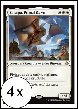 MTG - 4 x Zetalpa, Primal Dawn - Foundations - Playset 4x x4 - Image 1