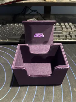 Ultimate Guard Deckbox Sidewinder 80+ Mono-Color Xenoskin Purple - Image 2