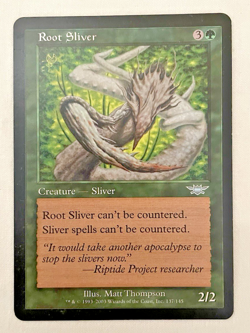1x Root Sliver Legions MTG Magic the Gathering LP - Image 1