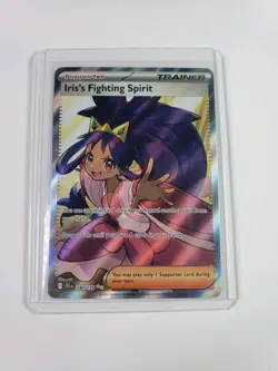Pokemon Iris's Fighting Spirit 180/159 Sv09: Journey Together Holo - Image 1