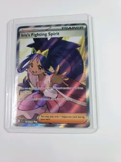 Pokemon Iris's Fighting Spirit 180/159 Sv09: Journey Together Holo - Image 3