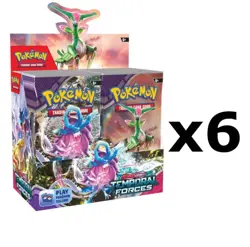 6 Pokemon TCG Temporal Forces Booster Boxes In CASE Factory Sealed (216 Packs) - Image 1