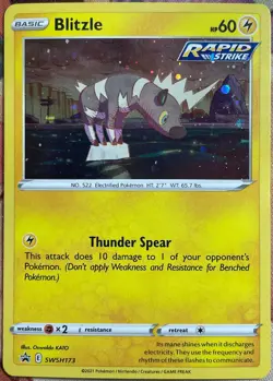 Blitzle Cosmos Holo Black Star Promo - SWSH173 - Sword & Shield Pokemon - Image 1