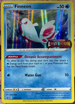 Finneon Black Star Promo Pre-Release - SWSH240 - Sword & Shield Pokemon 2022 - Image 1
