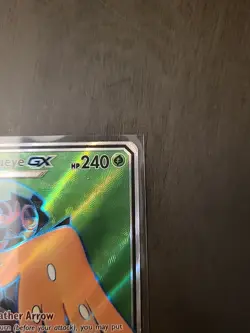 Pokemon Sun & Moon Decidueye GX Full Art Black Star Promo READ DMG Damaged - Image 3