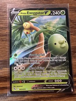 Alolan Exeggutor V 005/078 Pokemon GO Holo - Image 1