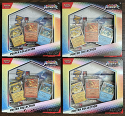 Lot of 4 Pokemon PRISMATIC EVOLUTIONS Poster Collection Factory Sealed Beautiful - Image 1