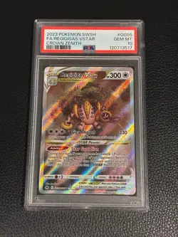 PSA 10 Pokemon TCG Crown Zenith Regigigas Vstar Gg55/Gg70 Gem Mint - Image 1