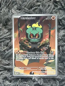 Marshadow Illustration Rare Mega Evolutions Pokemon TCG English NM ships today! - Image 4