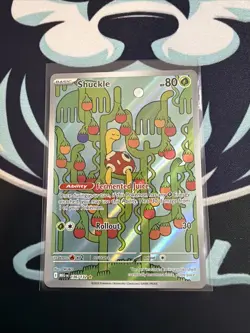 Pokemon TCG Mega Evolution Shuckle 136/132 Illustration Rare - Image 1
