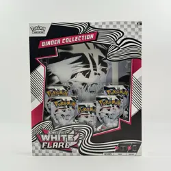 Pokemon Scarlet & Violet TCG: White Flare Binder Collection Sealed Booster Packs - Image 1