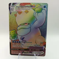 POKEMON - VIVID VOLTAGE - GALARIAN DARMANITAN VMAX - 187/185 - FULL ART RAINBOW - Image 1