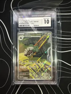 CGC 10 Lairon 184/167 Special Illustration Twilight Masquerade Pokemon Gem Mint - Image 1
