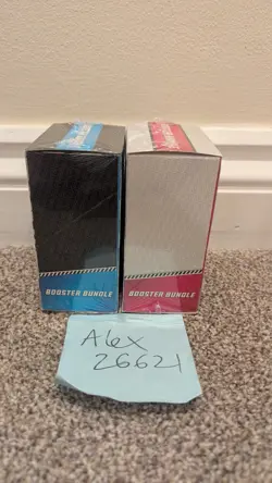 Pokemon TCG Black Bolt and White Flare Booster Bundle Set New & Sealed In Hand - Image 2