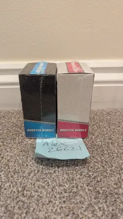 Pokemon TCG Black Bolt and White Flare Booster Bundle Set New & Sealed In Hand - Image 4