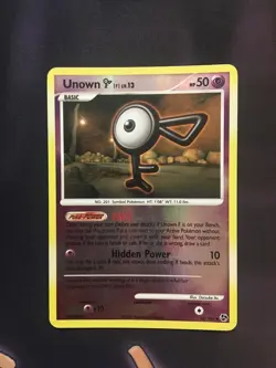 Pokemon - Unown - 56/106 Great Encounters - 2008 Reverse Holo - MP - Image 1