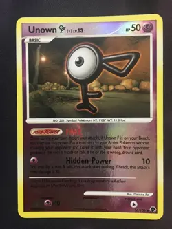 Pokemon - Unown - 56/106 Great Encounters - 2008 Reverse Holo - MP - Image 2