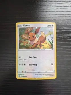 Eevee - 2021 Pokemon Battle Styles Black Star Promo COSMOS Holo Rare #SWSH095 - Image 1