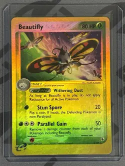 Pokemon TCG - Beautifly #2/109 Reverse Holo - Near Mint/LP - Ruby/Sapphire 2003 - Image 1