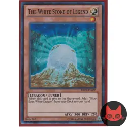 Yugioh The White Stone of Legend DPKB-EN022 Super Rare NM - Image 1