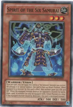 Yugioh Spirit Of The Six Samurai TU05-EN014 Common LP - Image 1