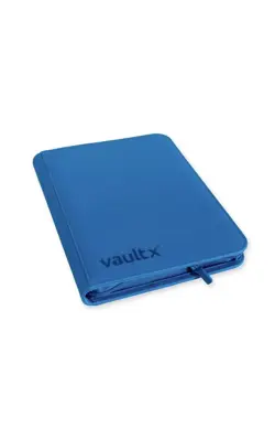 VaultX Premium Exo-TecR Zip Binder - 9 Pocket Holds 360 Trading Card - BLUE - Image 2