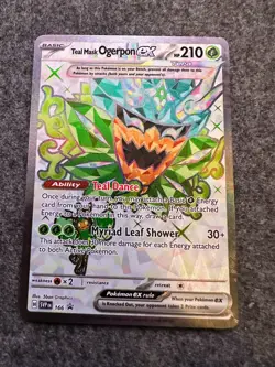 Pokemon - Teal Mask Ogerpon ex - SVP166 - Black Star Promo - Full Art Card - Image 1