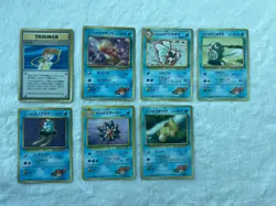 Misty Gym Hero Lot of 7 Pokemon Cards MP/HP - Image 1