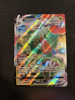 Pokemon TCG Rayquaza VMAX Crown Zenith Holo Ultra Rare Card 101/1592023 - Image 1