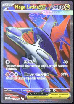 Pokemon TCG Mega Latias ex 163/132 2025 Mega Evolution Ultra Rare Card - NM - Image 1