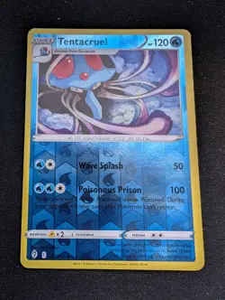 Tentacruel 027/203 Reverse Holo Rare Evolving Skies Pokemon Cards TCG Near Mint - Image 1
